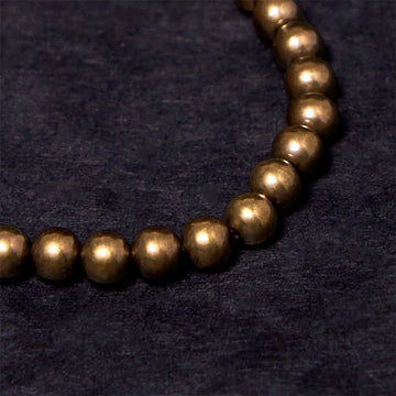 Buddha Stones "Wishing You Good Luck Always" Pure Copper Brass Bracelet