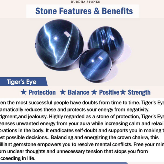 Buddha Stones Blue Tiger Eye Protection Bracelet