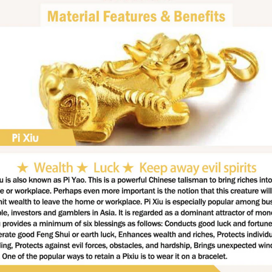 Buddha Stones FengShui PiXiu Obsidian Wealth Bracelet