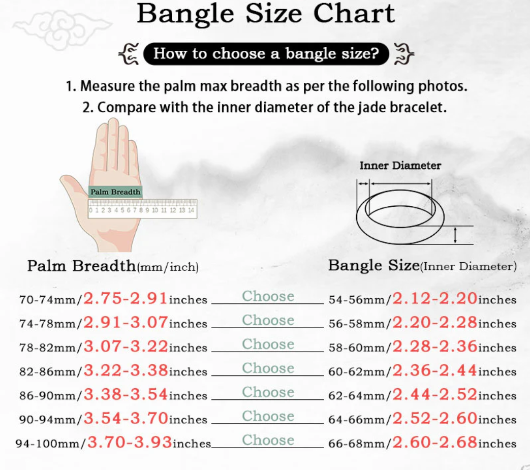 Buddha Stones Natural Jade Fortune Blessing Bangle Bracelet