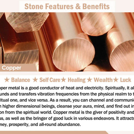 Buddha Stones Tibetan Copper Beads Healing Luck Bracelet