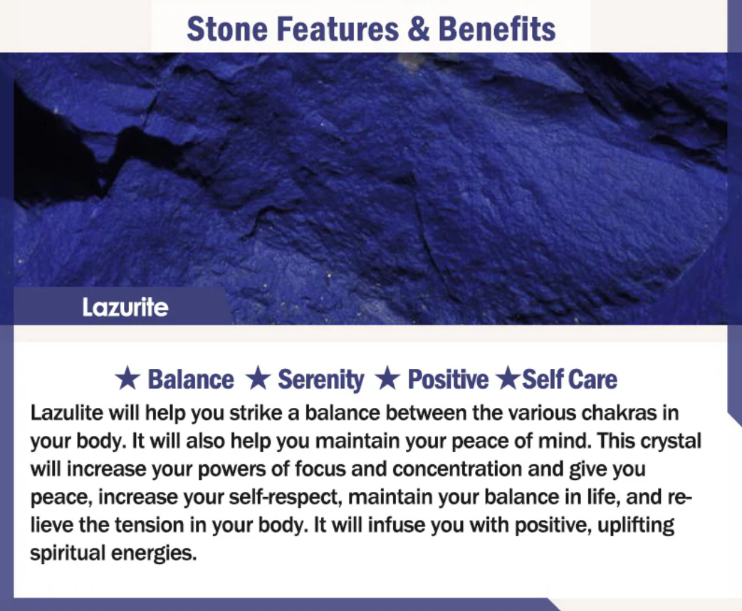 Buddha Stones Tibetan Mala Lapis Lazuli Positive Bracelet